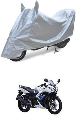 Blossom Trendz Two Wheeler Cover for Yamaha(R15 s, Silver)