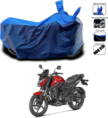 THE REAL ARV Waterproof Two Wheeler Cover for Honda(X-Blade, Blue)
