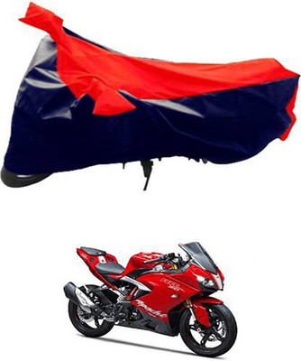 MSR STORE Two Wheeler Cover for TVS(Red, Black)