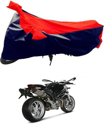 MSR STORE Two Wheeler Cover for Ducati(Red, Black)