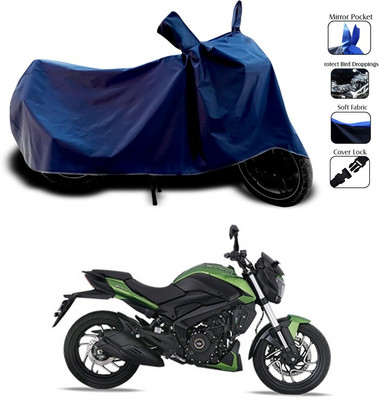 SEBONGO Waterproof Two Wheeler Cover for Bajaj(Dominar, Blue)