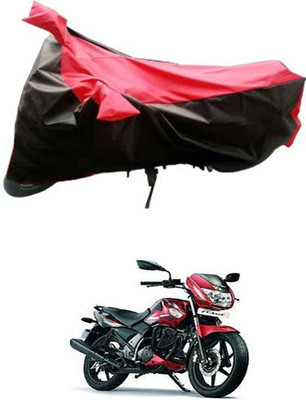 MotohunK Two Wheeler Cover for TVS(Flame, Red, Blue)