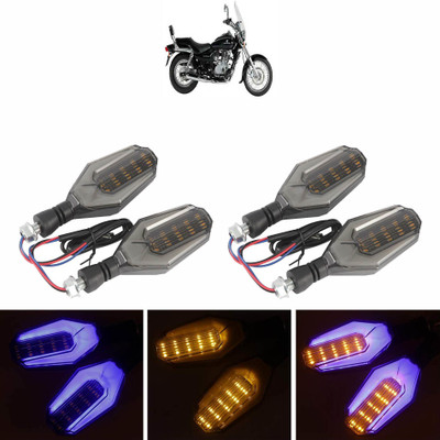 Vagary Side LED Indicator Light for Bajaj Pulsar 220 DTS-i(Blue, Yellow)