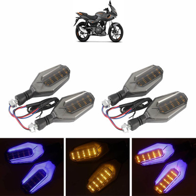 Vagary Side LED Indicator Light for Bajaj Pulsar 180 DTS-i(Blue, Yellow)