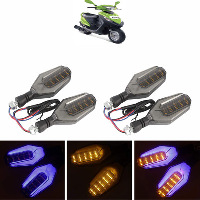 Vagary Side LED Indicator Light for Mahindra Flyte(Blue, Yellow)