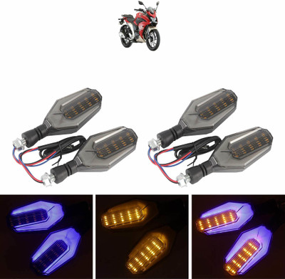 Vagary Side LED Indicator Light for Yamaha Fazer(Blue, Yellow)