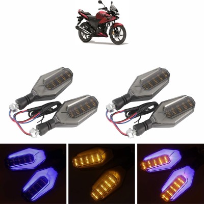 Vagary Side LED Indicator Light for Honda CBF 125(Blue, Yellow)