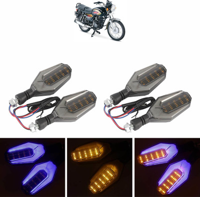 Vagary Side LED Indicator Light for TVS Universal For Bike(Blue, Yellow)