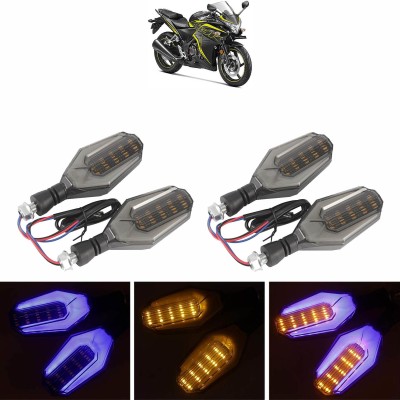 Vagary Side LED Indicator Light for Honda CBR 250R(Blue, Yellow)