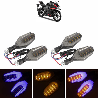 Vagary Side LED Indicator Light for Suzuki GS 150R(Blue, Yellow)