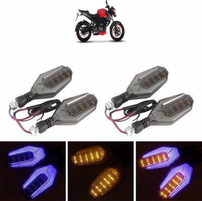 Vagary Side LED Indicator Light for Bajaj Pulsar 200NS(Blue, Yellow)
