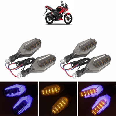 Vagary Side LED Indicator Light for Honda CBF Stunner(Blue, Yellow)