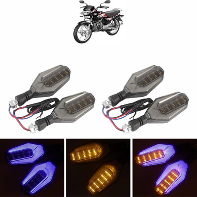Vagary Side LED Indicator Light for Hero HF Deluxe(Blue, Yellow)