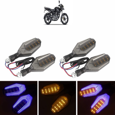 Vagary Side LED Indicator Light for Bajaj Pulsar 135 LS(Blue, Yellow)
