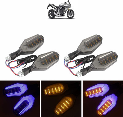 Vagary Side LED Indicator Light for Honda CBF 150(Blue, Yellow)