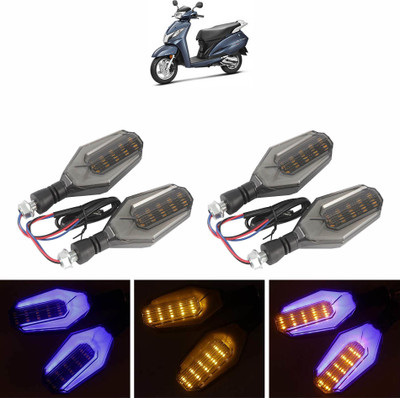 Vagary Side LED Indicator Light for Honda Activa 125(Blue, Yellow)