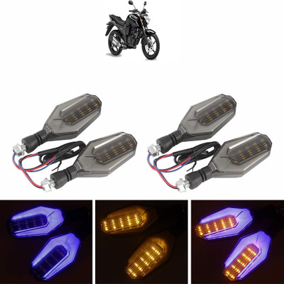 Vagary Side LED Indicator Light for Yamaha FZ16(Blue, Yellow)