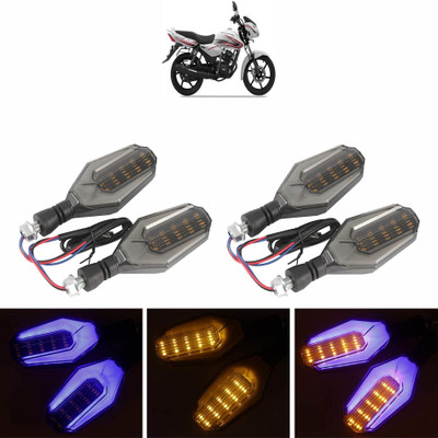 Vagary Side LED Indicator Light for TVS Pheonix(Blue, Yellow)