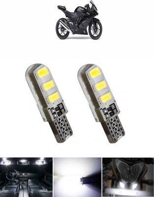 Vagary HIGH QUALITY SILICON FINISH WATERPROOF PARKING/REVERSING/BACK UP LIGHT-032 Back Up Lamp Motorbike LED for Kawasaki (12 V, 8 W)(Ninja 250, Pack of 2)