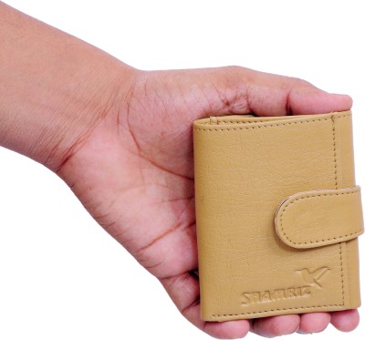 SHAMRIZ Men Casual, Formal, Trendy Beige Artificial Leather Wallet(4 Card Slots)