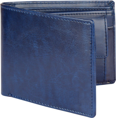 DENNY BLACQ Men Casual Blue Artificial Leather Wallet(3 Card Slots)
