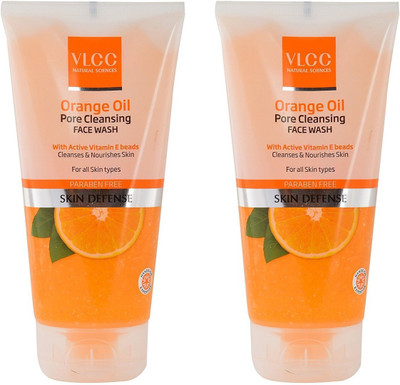 VLCC Original Orange Oil Pore Cleansing  (Pack of 2 * 150 ML) Face Wash(300 ml)