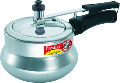 Prestige Nakshatra Plus Pressure Handi 3 L Inner Lid Induction Bottom Pressure Cooker(Aluminium)