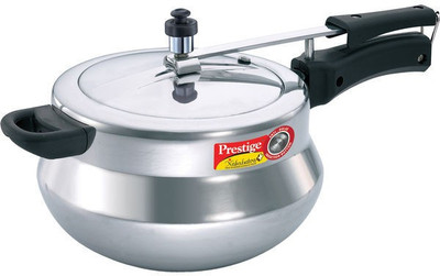 Prestige Nakshatra Plus 5 L Inner Lid Induction Bottom Pressure Cooker(Aluminium)