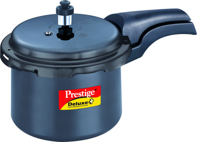 Prestige HA Deluxe Plus 3 L Outer Lid Induction Bottom Pressure Cooker(Hard Anodized)