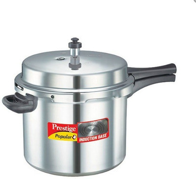 Prestige Popular Plus 10 L Outer Lid Induction Bottom Pressure Cooker(Aluminium)