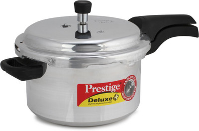 Prestige Deluxe Plus 5 L Outer Lid Induction Bottom Pressure Cooker(Aluminium)