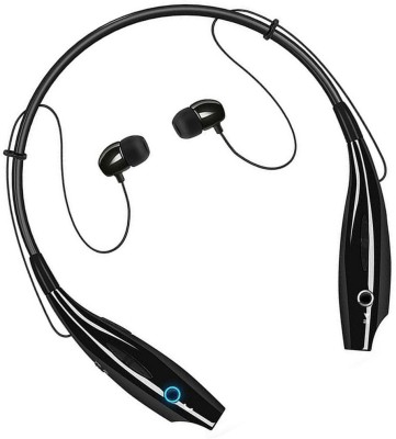 SSN Global HiFi HBS-730 3D Ultra Bass Powerful Sound Neckband Bluetooth Earphones S263 Bluetooth Headset(Black, In the Ear)