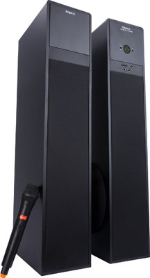 IMPEX Thunder T3 Plus 100 W RMS Wireless Mic Tower Speaker With 100 W Bluetooth Home Theatre(Black, 2.1 Channel)