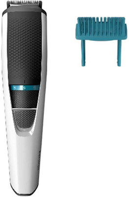 PHILIPS Dura Power BT3203/15 Trimmer 45 min  Runtime 10 Length Settings(White)