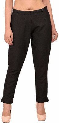 Sairish Fashion Hub Regular Fit Women Black Trousers