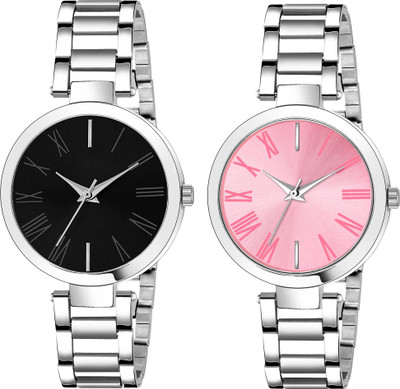 Varni Venture Classic Design Stylish Analog Watch With Steel Chain Strap For Girl and Women Analog Watch  - For Girls