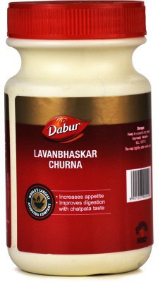 Dabur LAVANBHASKAR CHURNA (Pack of 6 120g*6 720g) / Improves Digestion & apetite(Pack of 6, 720)