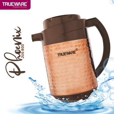 Trueware Flask 800 SS Double wall 750 ml Flask(Pack of 1, Copper, Steel)