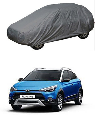RAIN SPOOF Car Cover For Hyundai i20 Active (Without Mirror Pockets)(Grey)