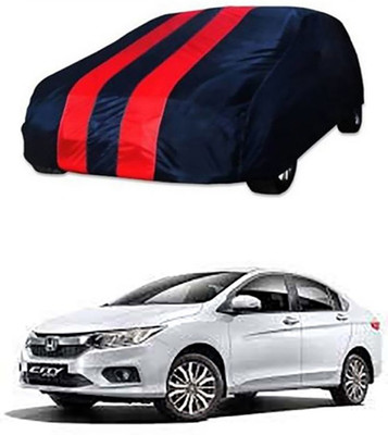 RAIN SPOOF Car Cover For Honda City ZX (Without Mirror Pockets)(Red, Blue)