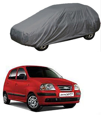 RAIN SPOOF Car Cover For Hyundai Santro Xing (Without Mirror Pockets)(Grey)