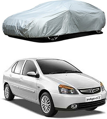 A+ RAIN PROOF Car Cover For Tata Indigo eCS (Without Mirror Pockets)(Silver)