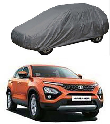 A+ RAIN PROOF Car Cover For Tata Harrier (Without Mirror Pockets)(Grey)