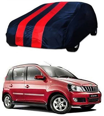 A+ RAIN PROOF Car Cover For Mahindra Quanto (Without Mirror Pockets)(Red, Blue)