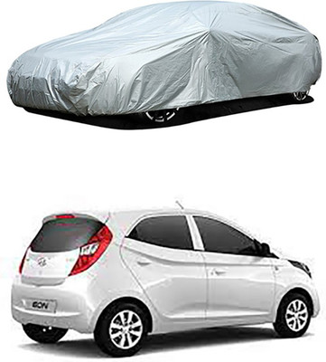A+ RAIN PROOF Car Cover For Hyundai Eon (Without Mirror Pockets)(Silver)