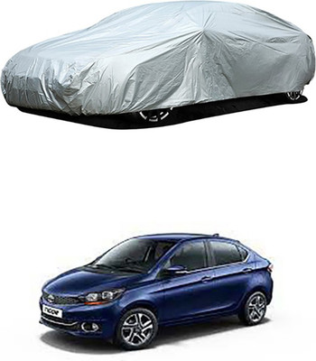 A+ RAIN PROOF Car Cover For Tata Tigor (Without Mirror Pockets)(Silver)