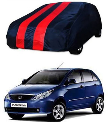 A+ RAIN PROOF Car Cover For Tata Vista (Without Mirror Pockets)(Red, Blue)