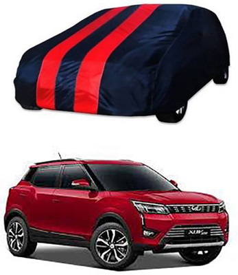 A+ RAIN PROOF Car Cover For Mahindra XUV 300 (Without Mirror Pockets)(Red, Blue)