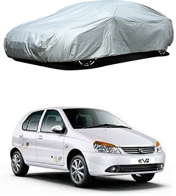A+ RAIN PROOF Car Cover For Tata Indica eV2 (Without Mirror Pockets)(Silver)