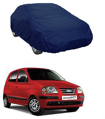 RAIN SPOOF Car Cover For Hyundai Santro Xing (Without Mirror Pockets)(Blue)